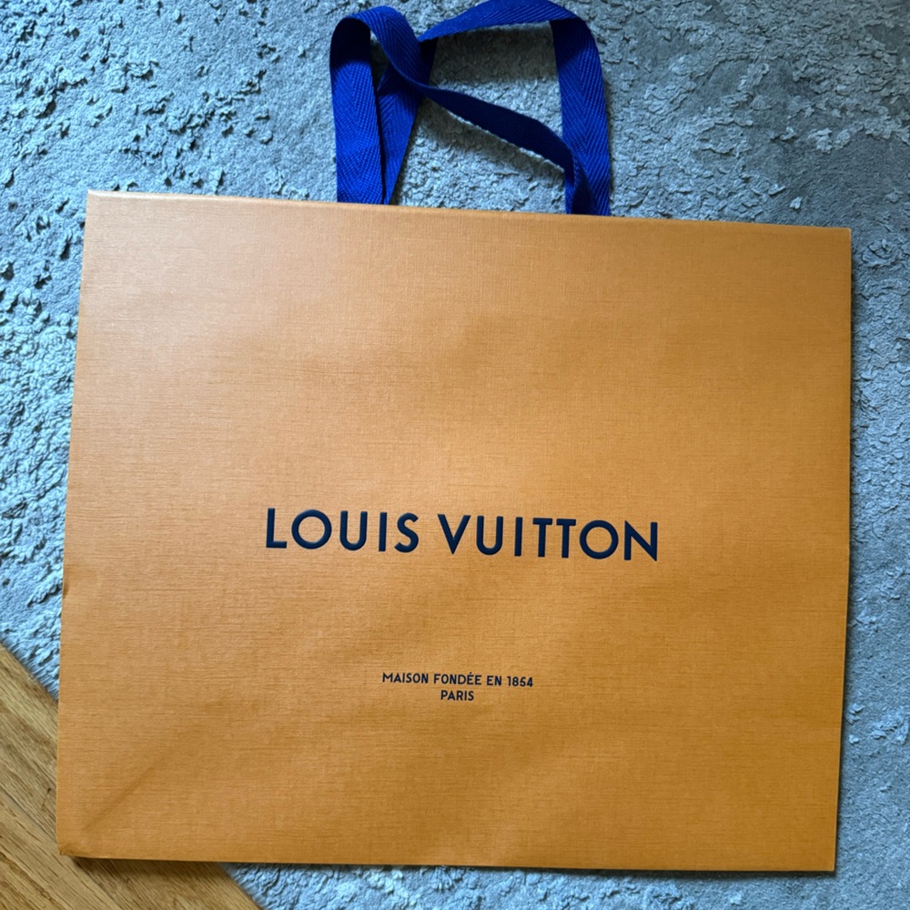 Louis Vuitton Orange Shopping Bag- M size